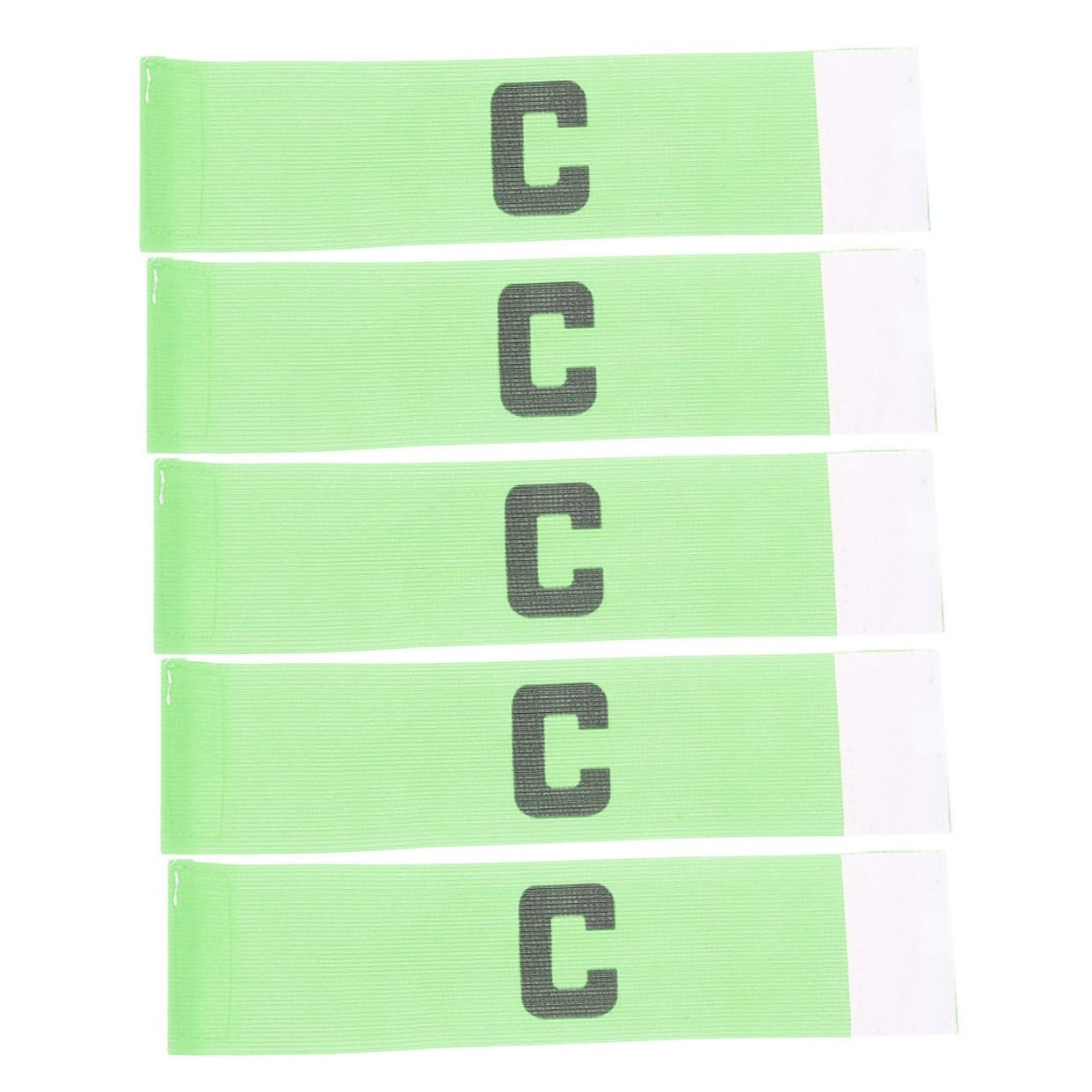 BESPORTBLE Fascia da Calcio Fascia Braccio Calcio Fascia Calcio Verde Fascia da Adulto Banda di Capitani del Braccio di Calcio Fasce da Sportivo