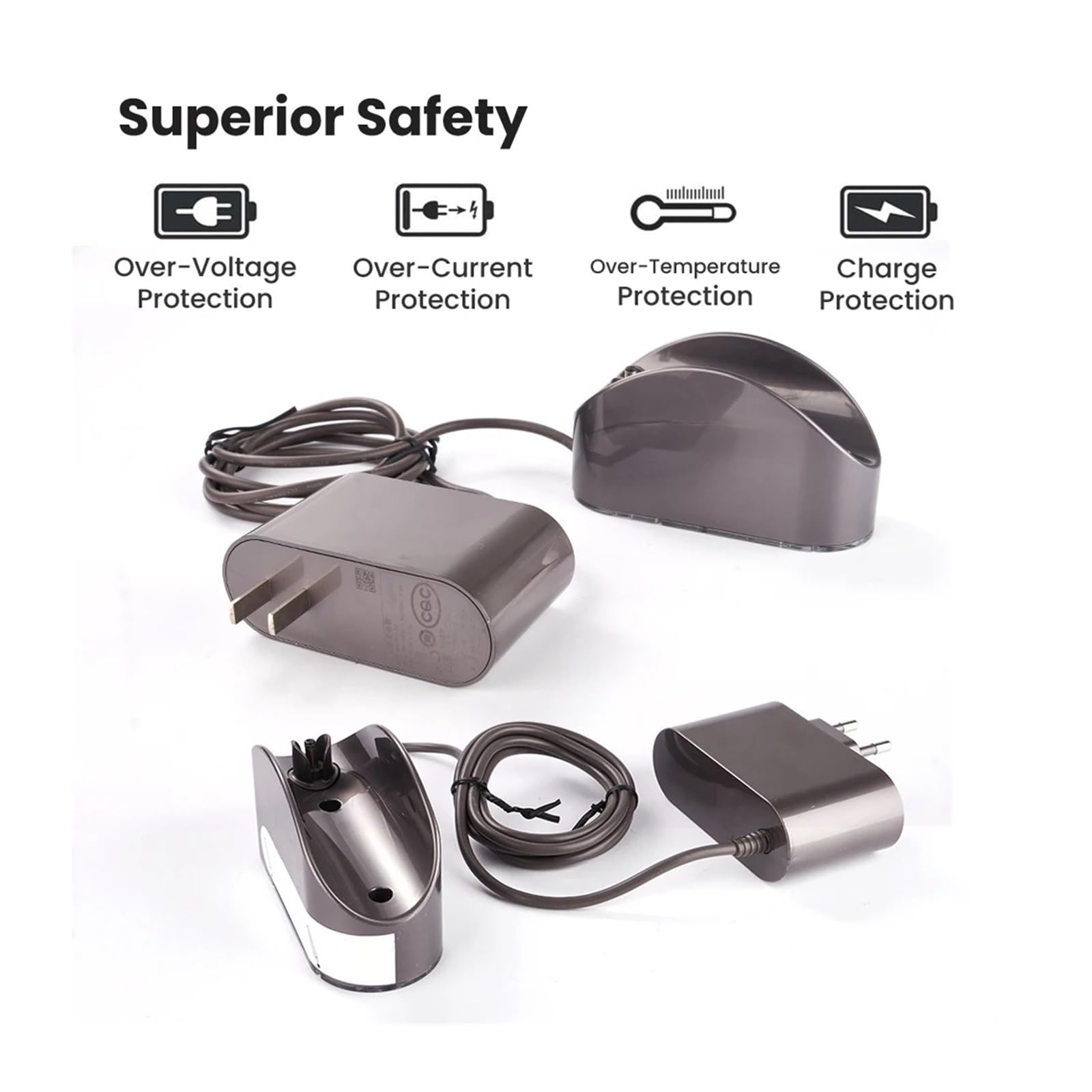 Ładowarka Do Odkurzacza, Kompatybilna Z Dyson Omni-glide, Podstawa Ładowarki, Części Zamienne Do Odkurzacza, Zasilacz(EU Power Adapter)