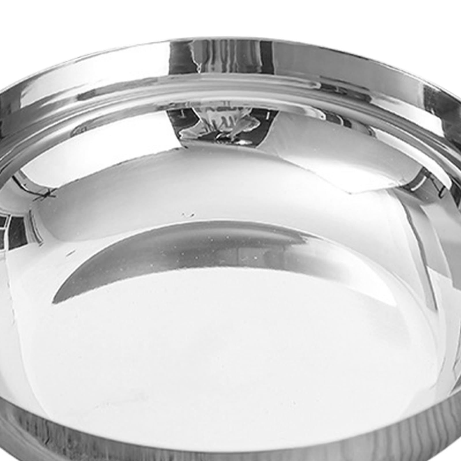 Toyvian Tazón de Ramen de Acero Inoxidable 304, Cuenco para Servir Plata