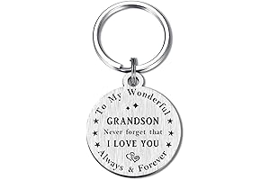 To My Grandson Keychain | Meaningful Keepsake Present