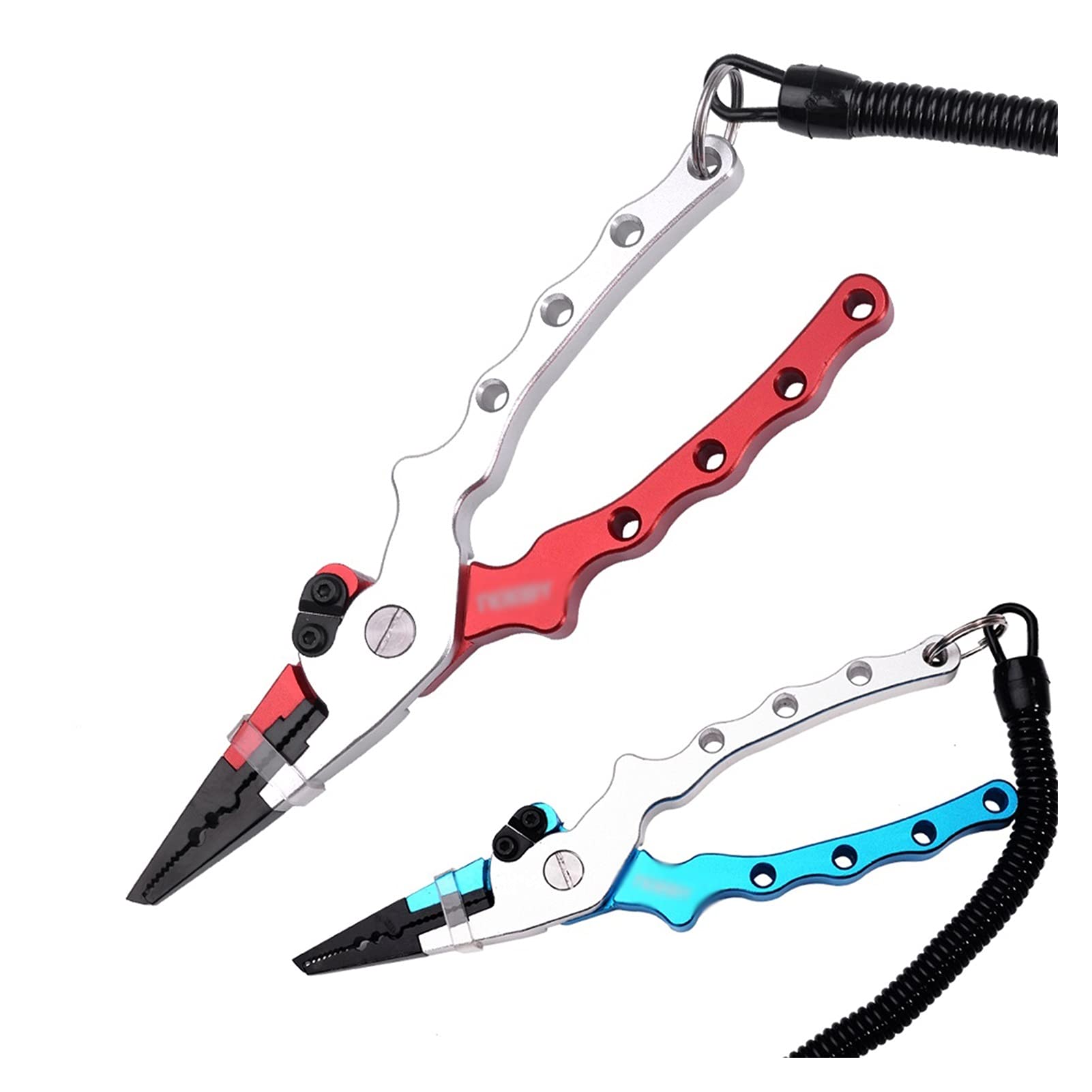Pinze da Pesca Pinze da Pesca in Acciaio Inox Multi-Funzionale Strumenti da Pesca in Acciaio a tungsteno Pinze for Ganci da Pesca da Pesca 175mm / 81g Ganasce Multifunzione (Color : Hong se)