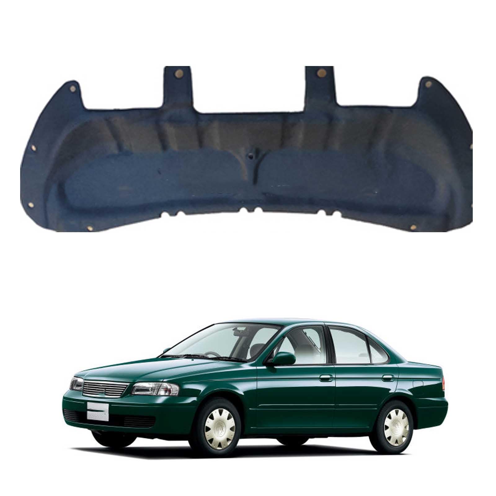 Bouclier thermique capot moteur Nissan Sunny tapis isolation acoustique