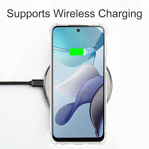 Miniatura 5 de Osophter Funda para Moto G 5G 2023 funda de teléfono de goma TPU flexible para Motorola G 5G 2023 para Motorola G 5G 2023 (flor púrpura)