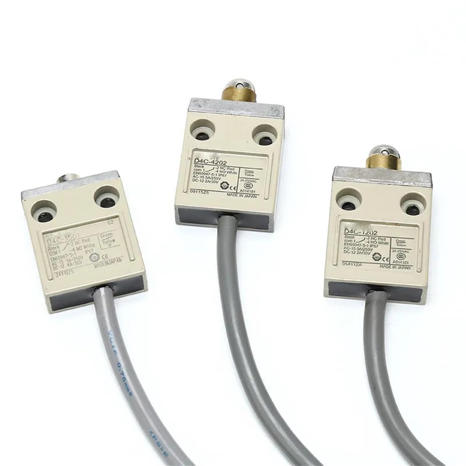 NVSFZGIYG D4C Enclosed Switch Limit Switches Basic D4C-1320 1202 Waterproof Anti-Corrosion Sealed Slim Body 1 PCS(D4C-1533)