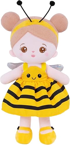 Miniatura 7 de OUOZZZ Muñeca de bebé suave para niñas  My First Baby Doll Regalos de cumpleaños para niñas, muñecas de trapo de felpa de abeja amarilla, juguete de