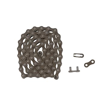 cubsala Single Speed BMX Chian 1/2" x 1/8" 72 Links for 20 Inch Freestyle Bike and Other Bicycle, Brown