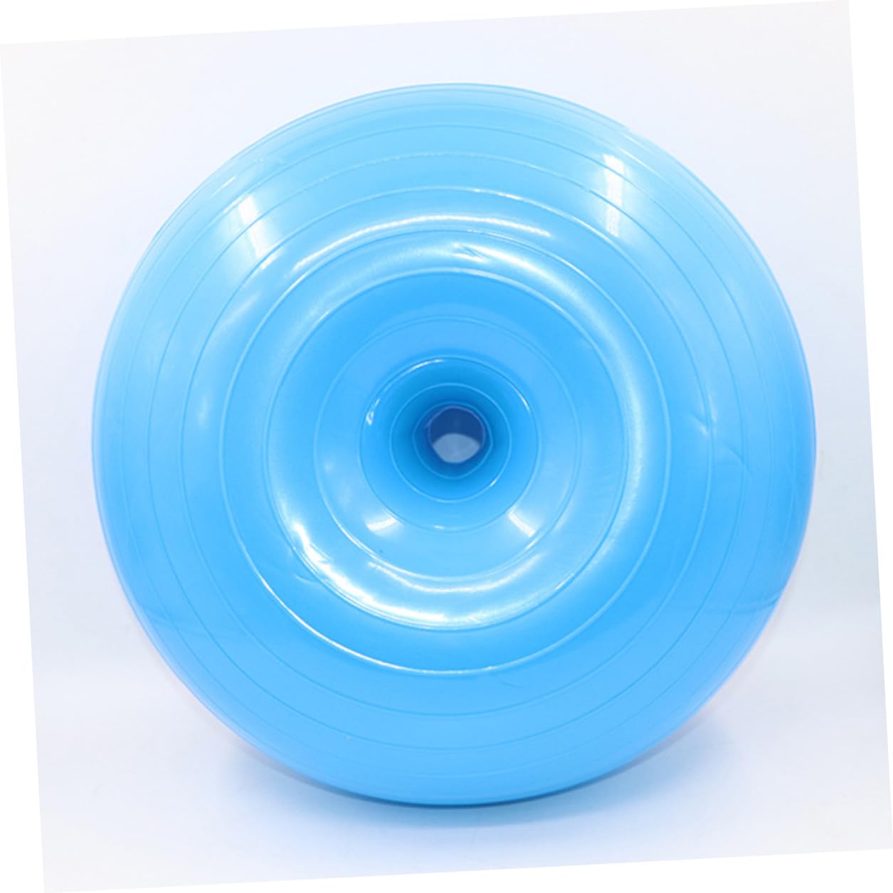 Explosionsgeschützter Gymnastikball Donutform aus PVC mit Hoher Griffigkeit und Luftpumpe für Yoga und Pilates Training zu Hause und Büro