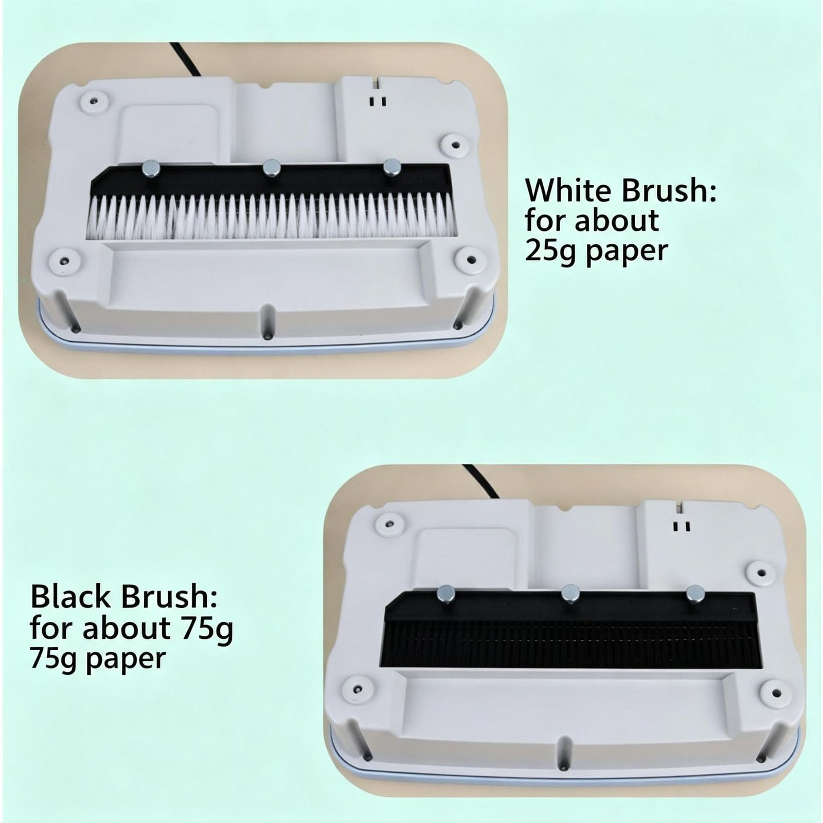 JOSBY Mini Trituradora De Papel En Zigzag, Trituradora De Escritorio con Alimentación Automática, Máquina Eléctrica para Rellenar Cajas De Rafia, Cepillo Ajustable para Papel De 25 G Y 75 G, para