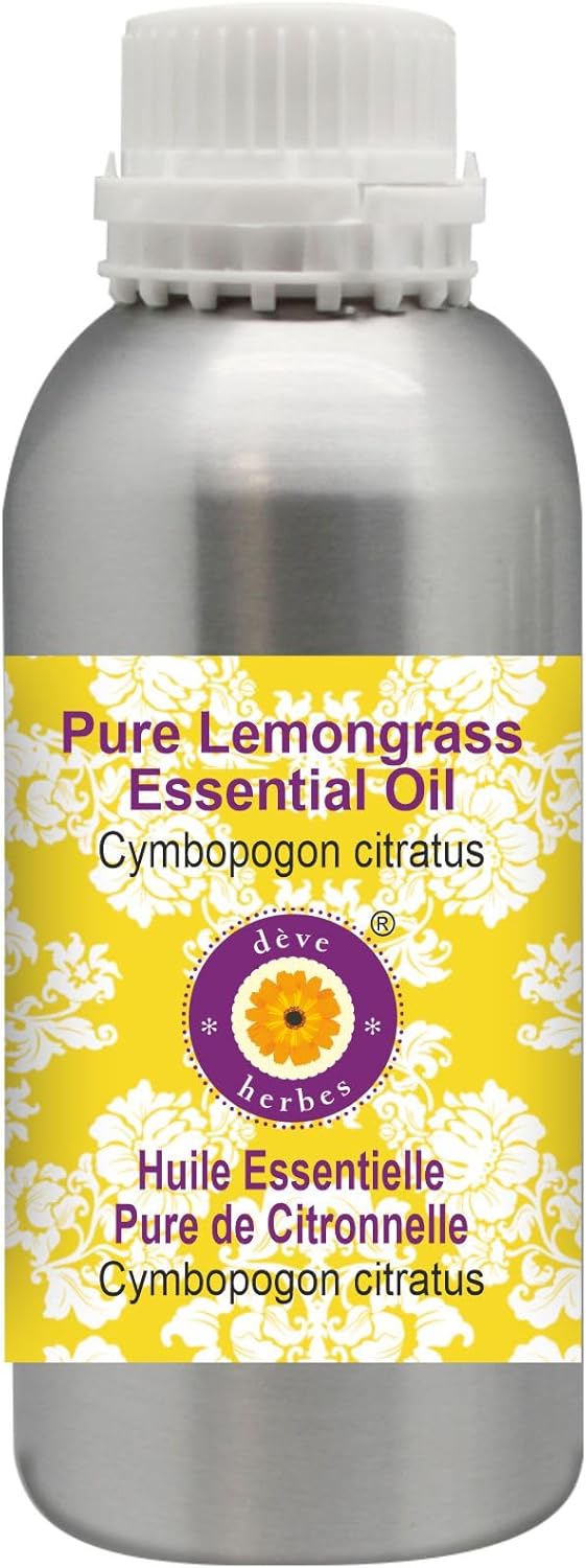 Pure Lemongrass Essential Oil (Cymbopogon citratus) Steam Distilled 1250ml