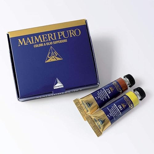 Miniatura 2 de MAIMERI Puro Fine Art - Juego de pintura al óleo, 5 colores surtidos, ideal para artistas profesionales y estudiantes