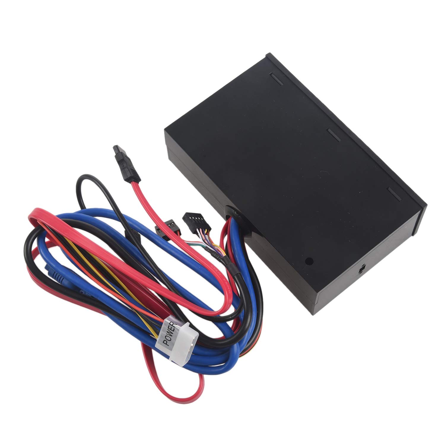 Multifuntion 5.25 "Lettore di schede per Supporti multimediali USB 2.0 USB 3.0 20 Pin e-SATA Pannello Frontale SATA