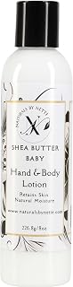NaturalsByNette Hand and Body Lotion for Women and Men - Shea Butter Moisturizing Lotion with Coconut, Mango Butter, Grapeseed & Apricot Oils - Non-Greasy, Plant-Based, Vegan, Hydrating - 8oz