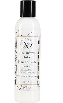 NaturalsByNette Hand and Body Lotion for Women and Men - Shea Butter Moisturizing Lotion with Coconut, Mango Butter, Grapeseed & Apricot Oils - Non-Greasy, Plant-Based, Vegan, Hydrating - 8oz