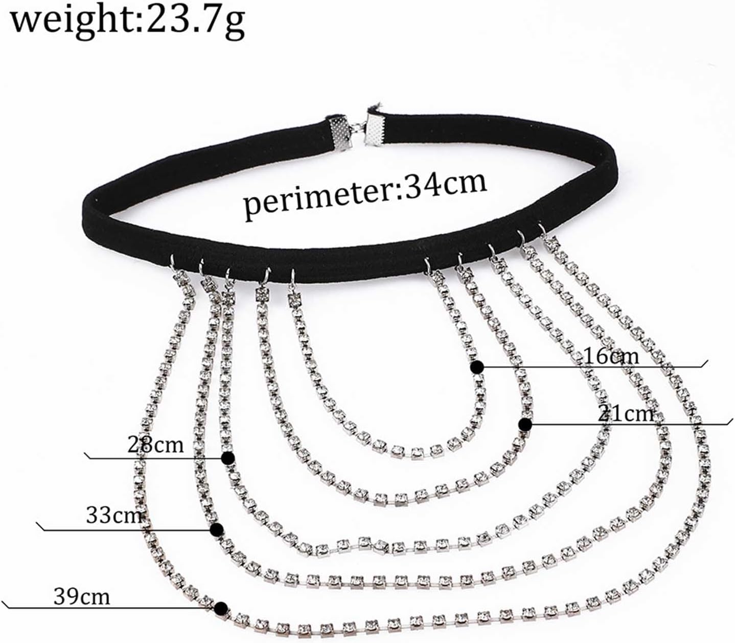 Wendalern Oberschenkel Kette Gold | Mehrlagige Bein Kette Mit Charme | Bohemian Körperschmuck Für Frauen