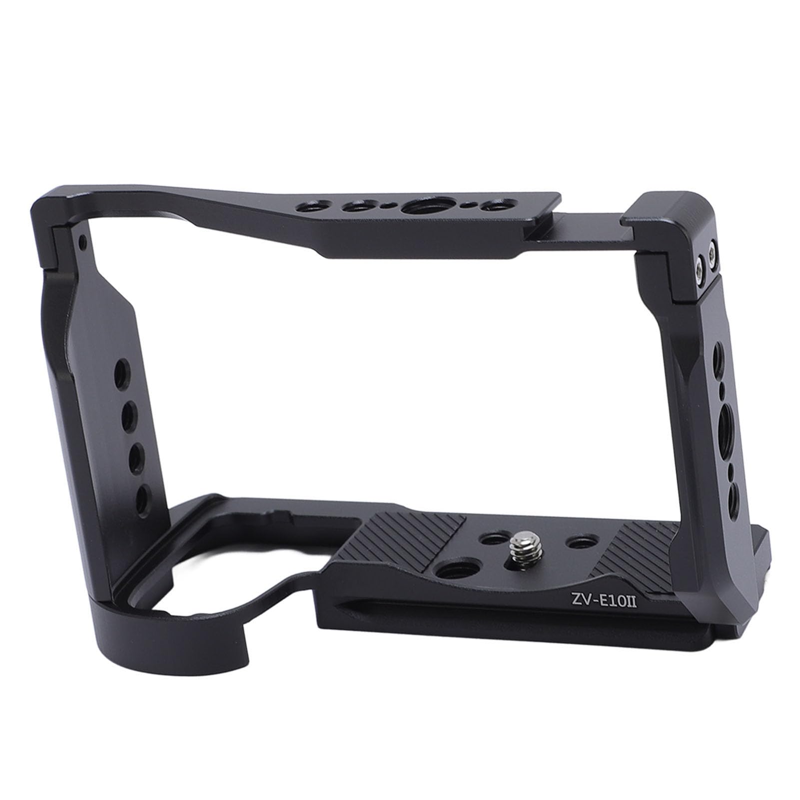 Dioche Cage Rig Jaula de Cámara de Aluminio para Placa QR Tipo Arca - Equipo de Jaula de Cámara de Video de Aleación de Aluminio para ZV E10II, Compatible con Estabilizadores RS2, RS3, RS4, Equipado