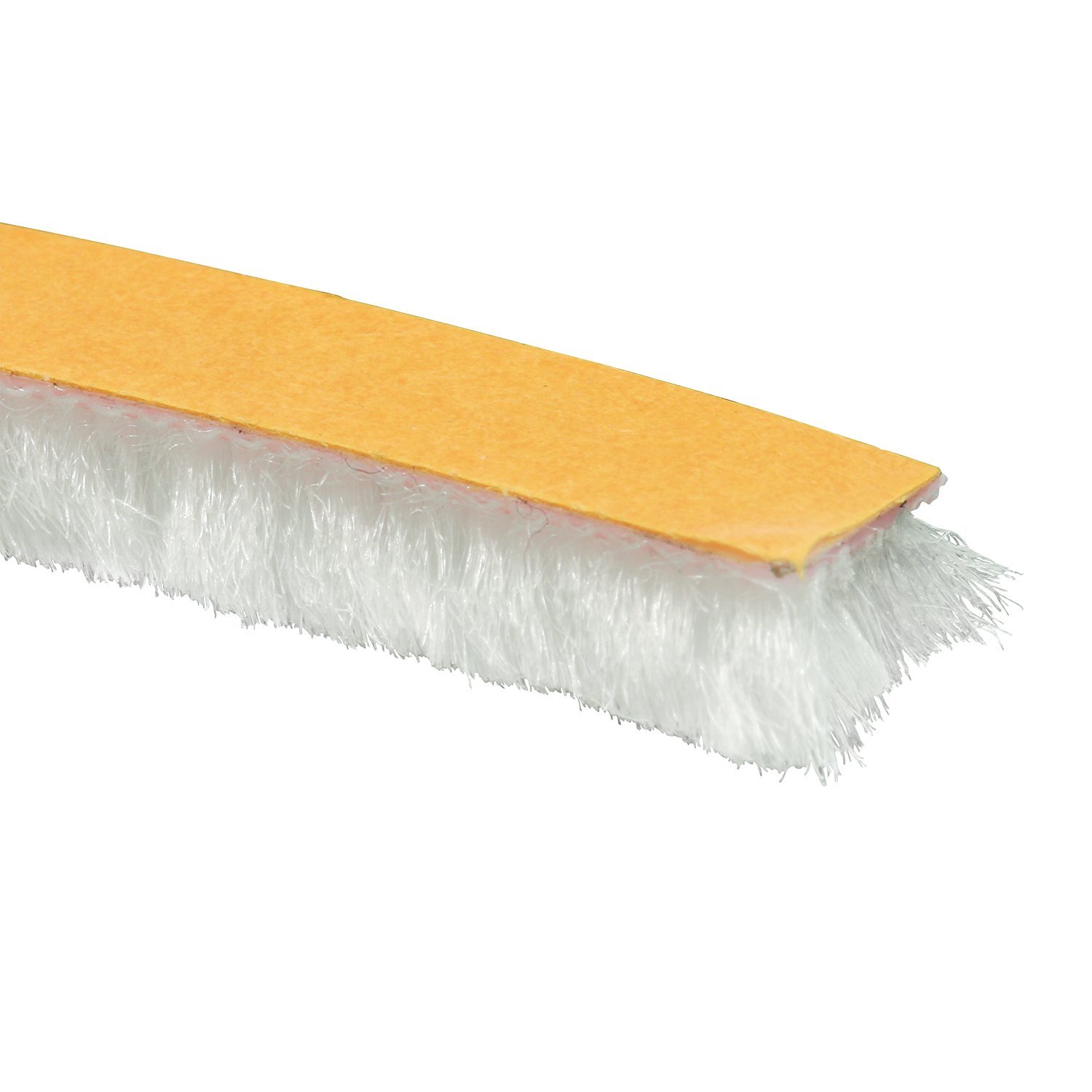 Prime-Line T 8751 Self-Adhesive Pile Weatherstrip for Windows and Doors, 18 ft., White, Owens Corning™ (Single Pack)