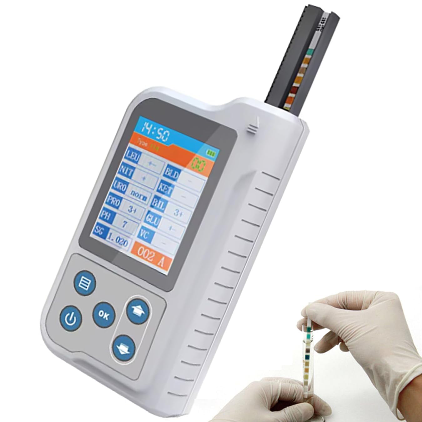 Analizzatore Digitale Delle Urine, Analizzatore Portatile Delle Urine Con 100 Strisce Reattive Per Il Test Del PH, Funzione Di Archiviazione Dei Dati, Ricaricabile Tramite USB, Strumento Per L'analisi
