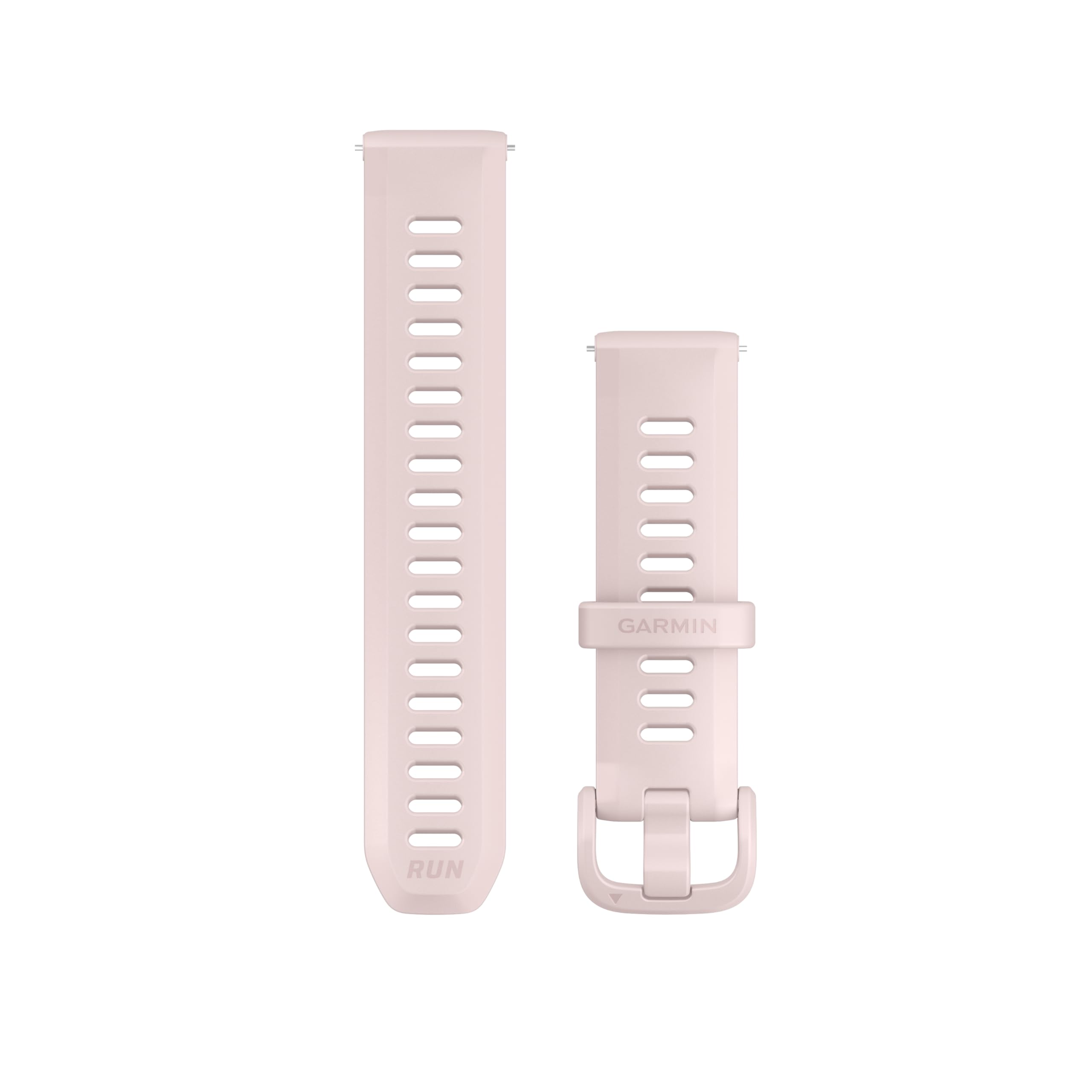 Garmin Bracelet de Montre Officiel Quick-Release, 20mm, Silicone, Rose Pâle | Bracelet de montre Garmin officiel, 20mm, compatible avec une sélection de produits, usage quotidien, résistant