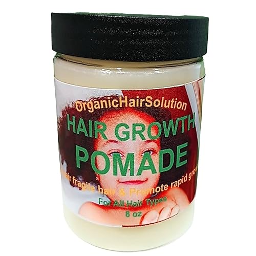 KIDS Hair Growth Pomade Grease- For Stronger, Thicker Longer Hair-Scalp & Hair Strengthening Pomade with Castor, mango butter & Vitamin E-For Split