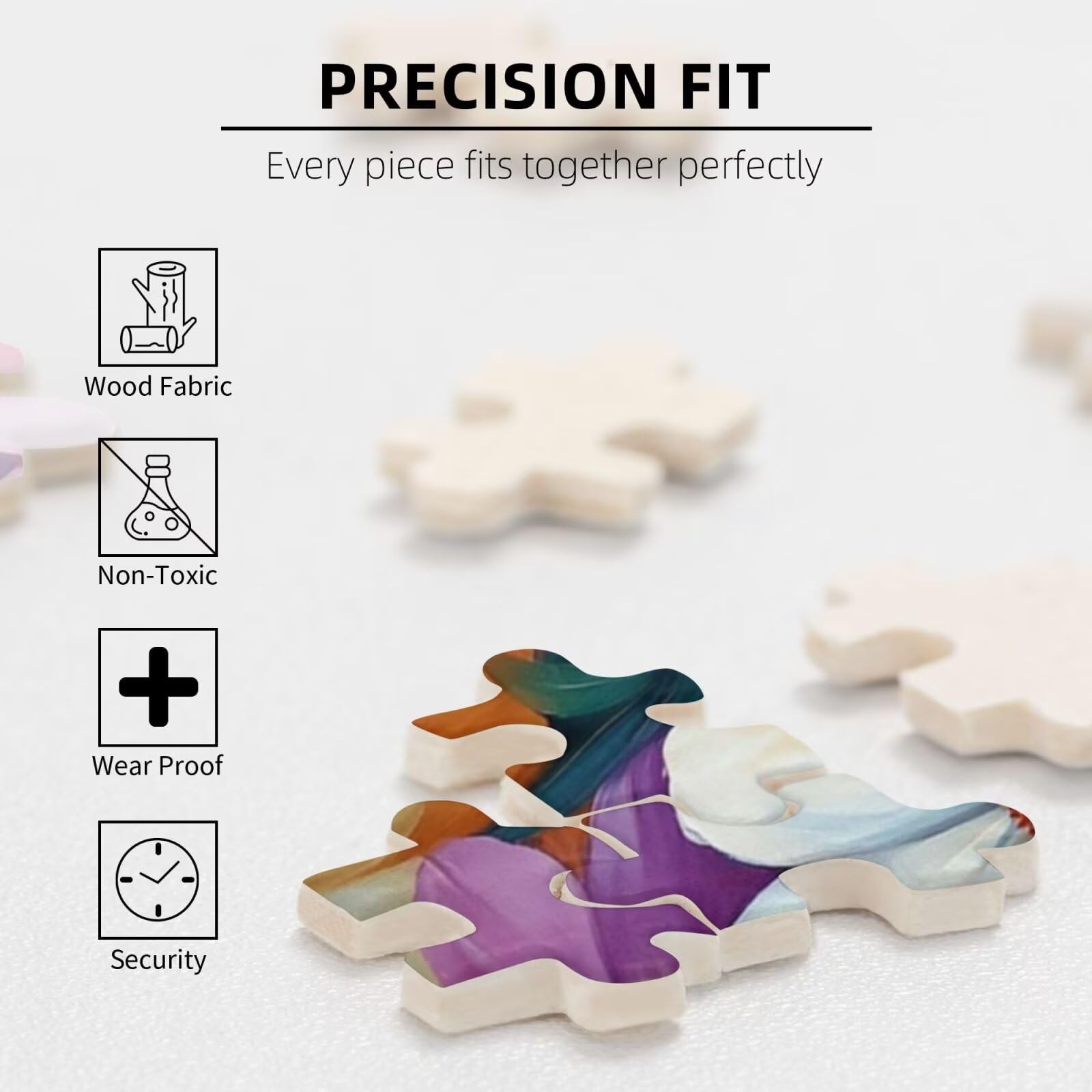 Puzzle Flor 4000 Piezas Vistoso Grande Rompecabezas Adultos de Madera, Puzzles Juegos Divertidos/Relajantes/Desafiantes para Adultos y Principiantes, como Regalo para Amigos y Seres Queridos 2T-297