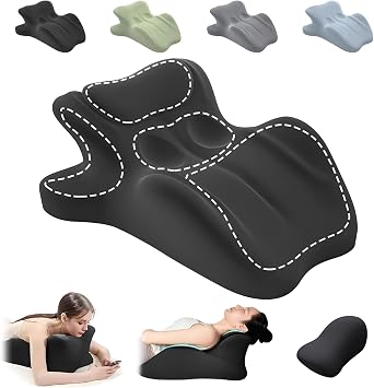2026 New Ergonomic Support Pillow, 27  Angle Wedge Pillow for Neck Back, Hip Posture Alignment, High Density Memory Foam Wedge Cushion, for Sitting Reading Lounging