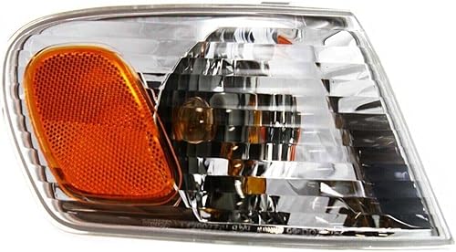 Miniatura 2 de I-MATCH AUTO PARTS Luz de señal delantera derecha del lado del pasajero Esquina de montaje de Fender ámbar y lente transparente para Toyota Corolla