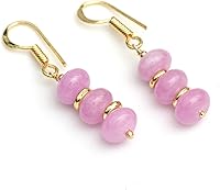 Vista 70 de Gempires Lightweight Beaded Earrings Handmade Gemstone Jewelry Hypoallergenic Gold Plated Dangling Earrings For Women