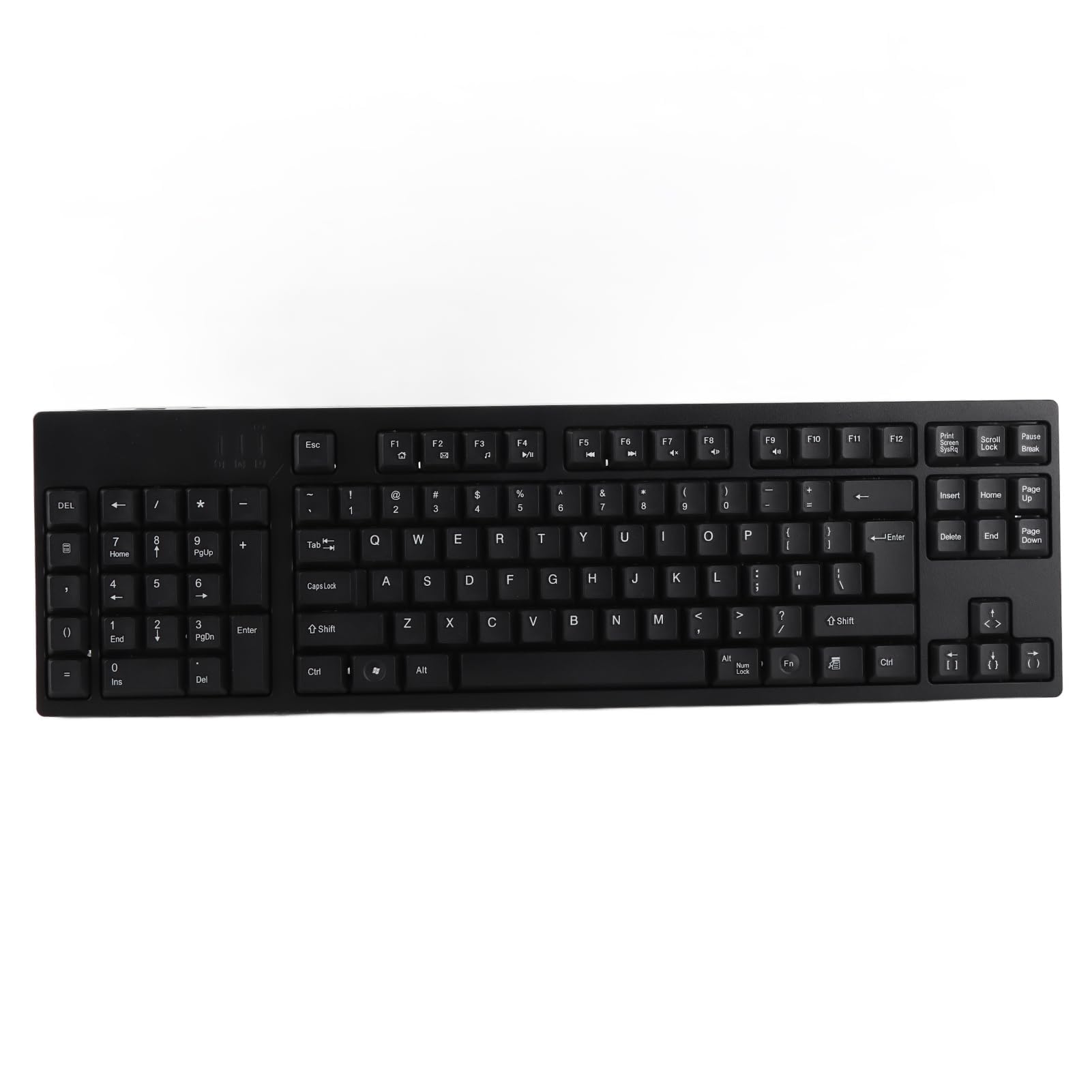 Ejoyous Linkshänder-Tastatur, ergonomische Tastatur in voller Größe, Dual-USB-Schnittstelle, 109 Tasten, Tastatur für Computer, Laptop
