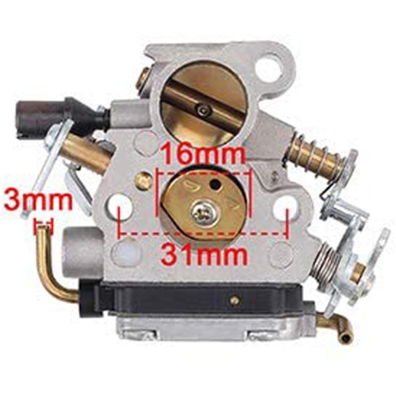 Carburador de motocicleta Carburador con filtro de aire y tubo combustible para motosierra 235 235E 236 236E 240 240E