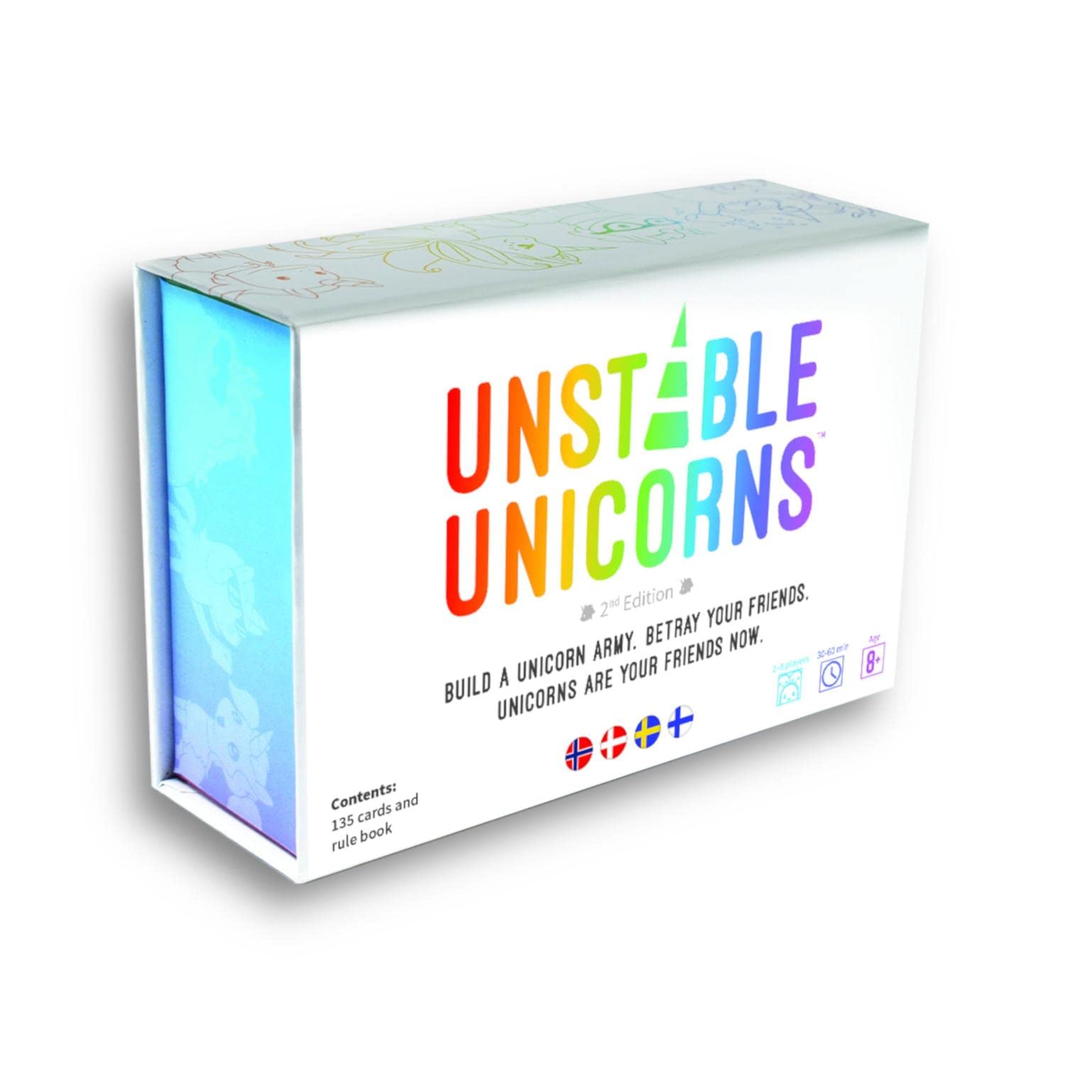 Asmodee Unstable Unicorns - Gioco di carte (Nordic) (TEEUU01SCA)