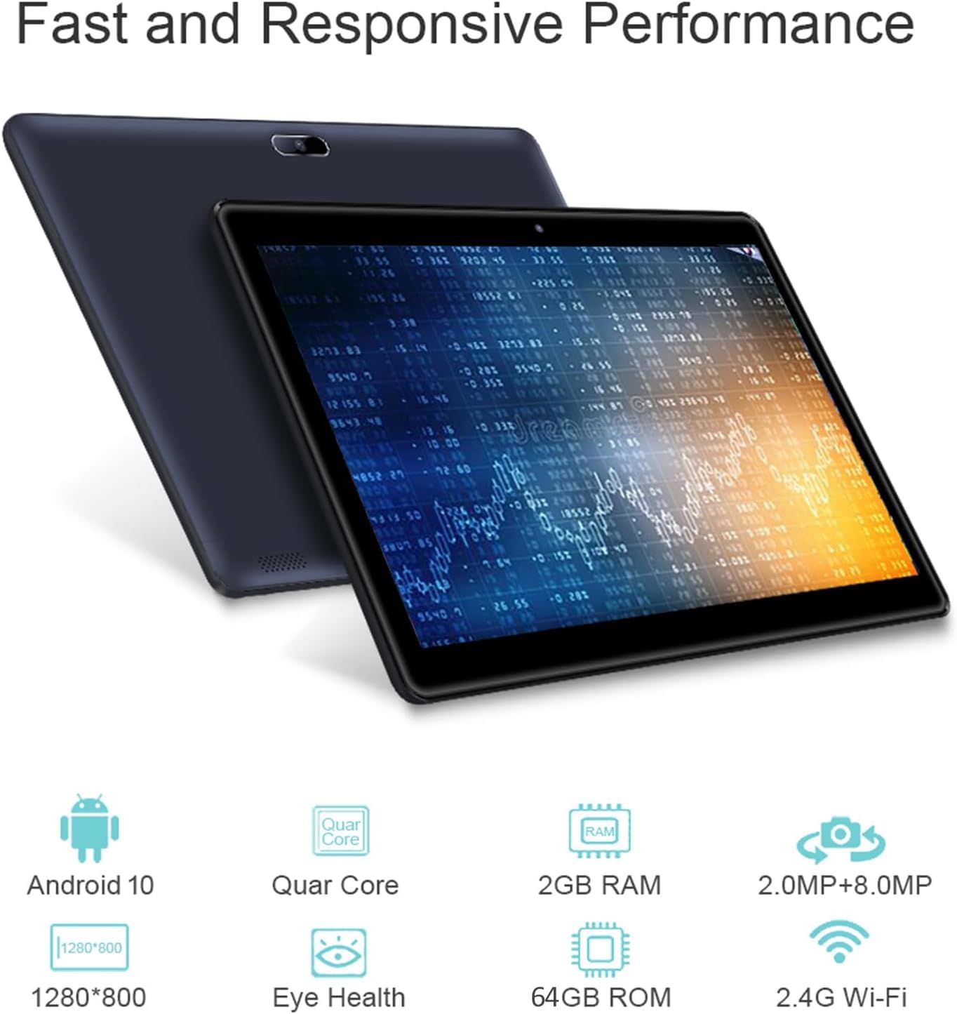 Amazon.com : WeTap Android Tablet 10 inch Tablets 64GB Pad for