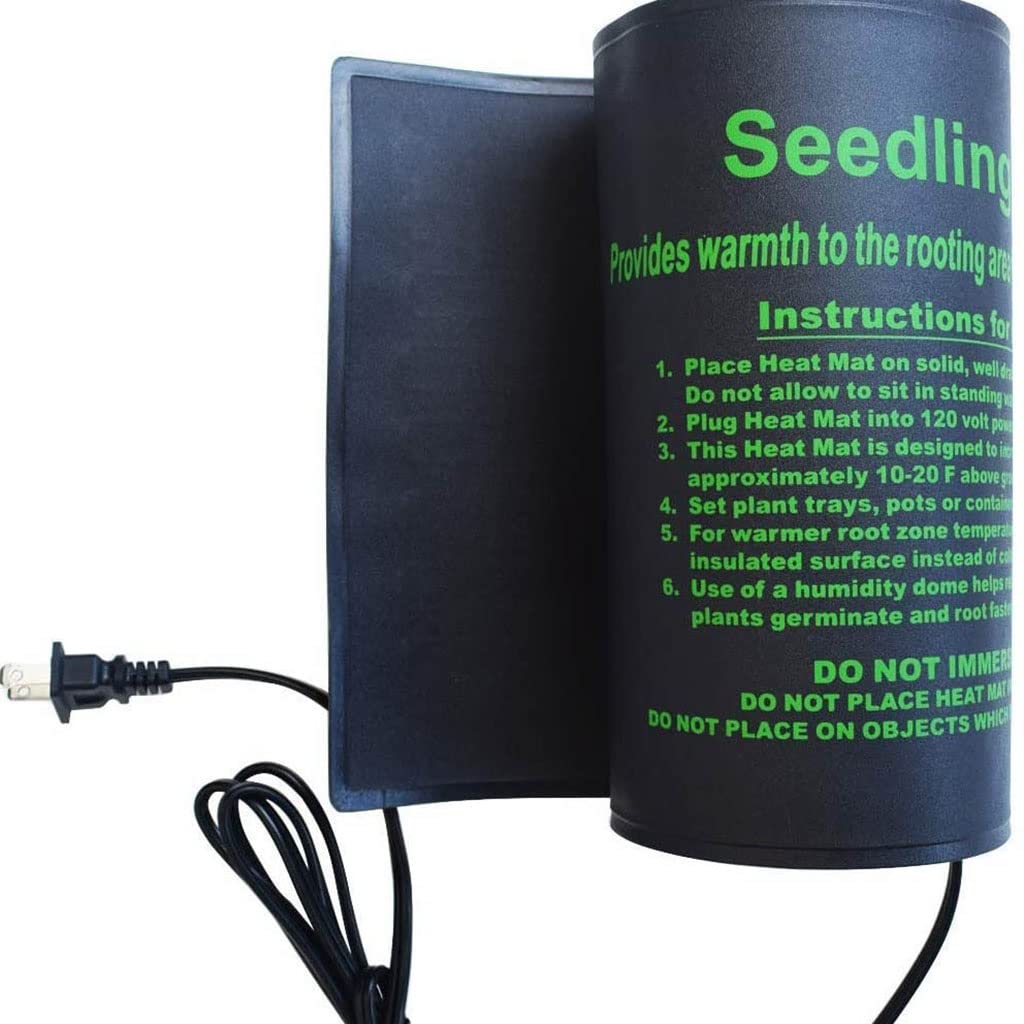 Tappetino Riscaldante Per Piante Con Termostato E Timer - Impermeabile IP68, 10x20 Pollici, 18W - Foto 5