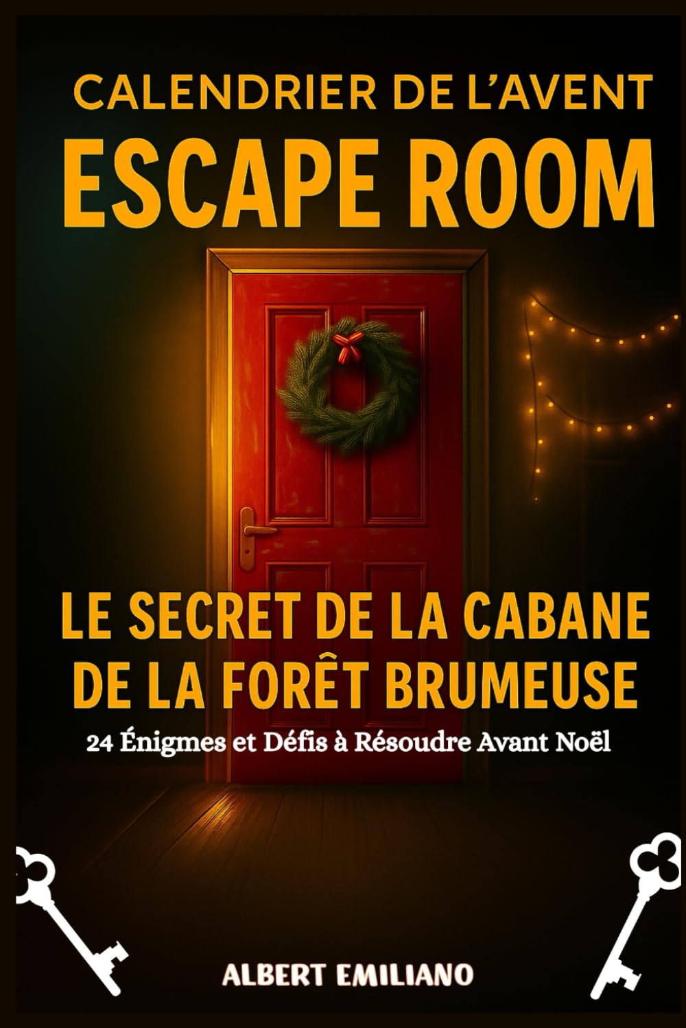 Calendrier de l’Avent Escape Room – Le Secret de la Cabane de la Forêt Brumeuse: 24 Énigmes et Défis à Résoudre Avant Noël