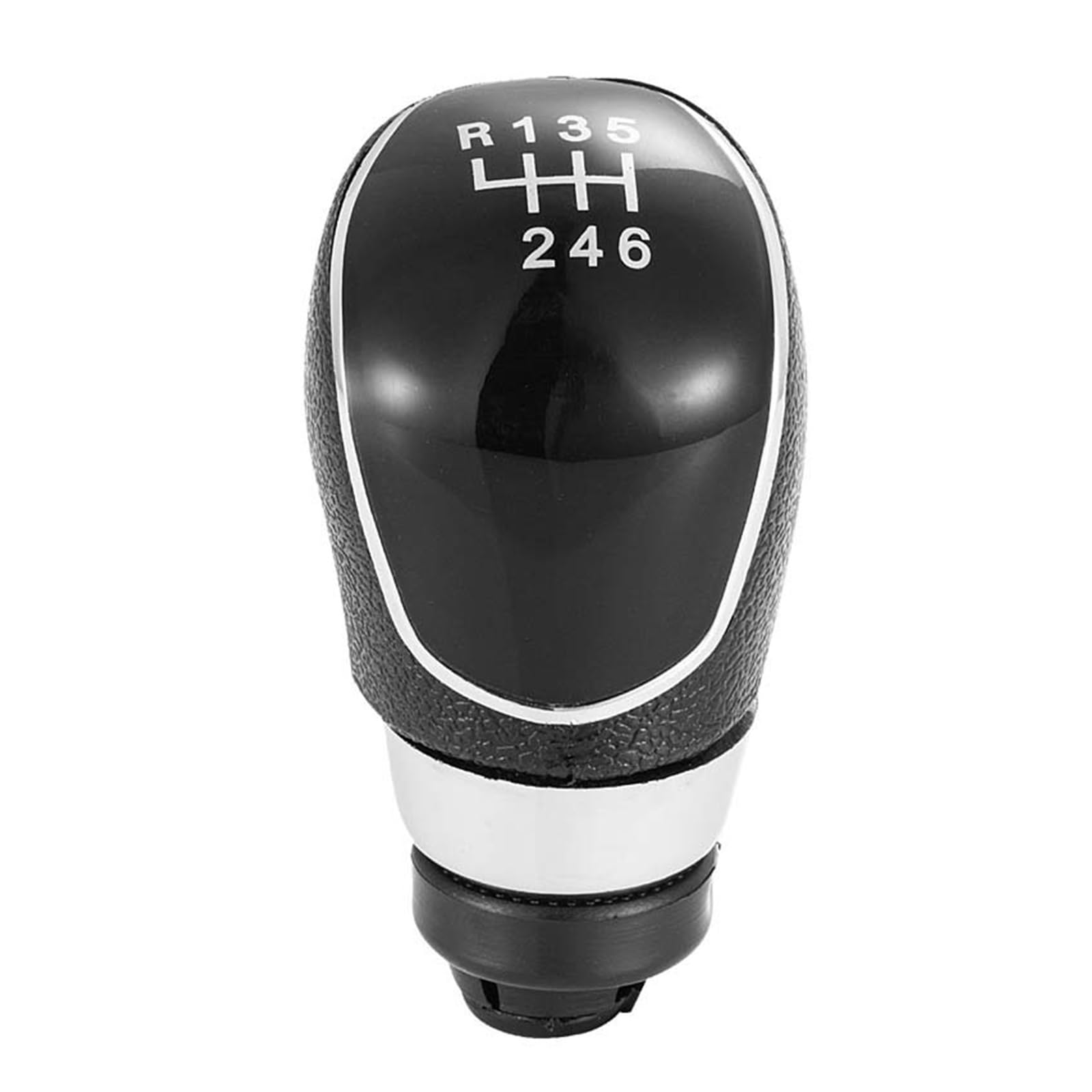 Rbevcrr 6 Speed Black Car Shift Lever Knob For Focus Mk2 Mk3 For Mondeo Mk4 For Fiesta Mk7 For Galaxy Mk3 For Kuga 2008-2013 Gear Shift Knob 5/6 Speed Stick Shifter Pen(6 Speed Black)