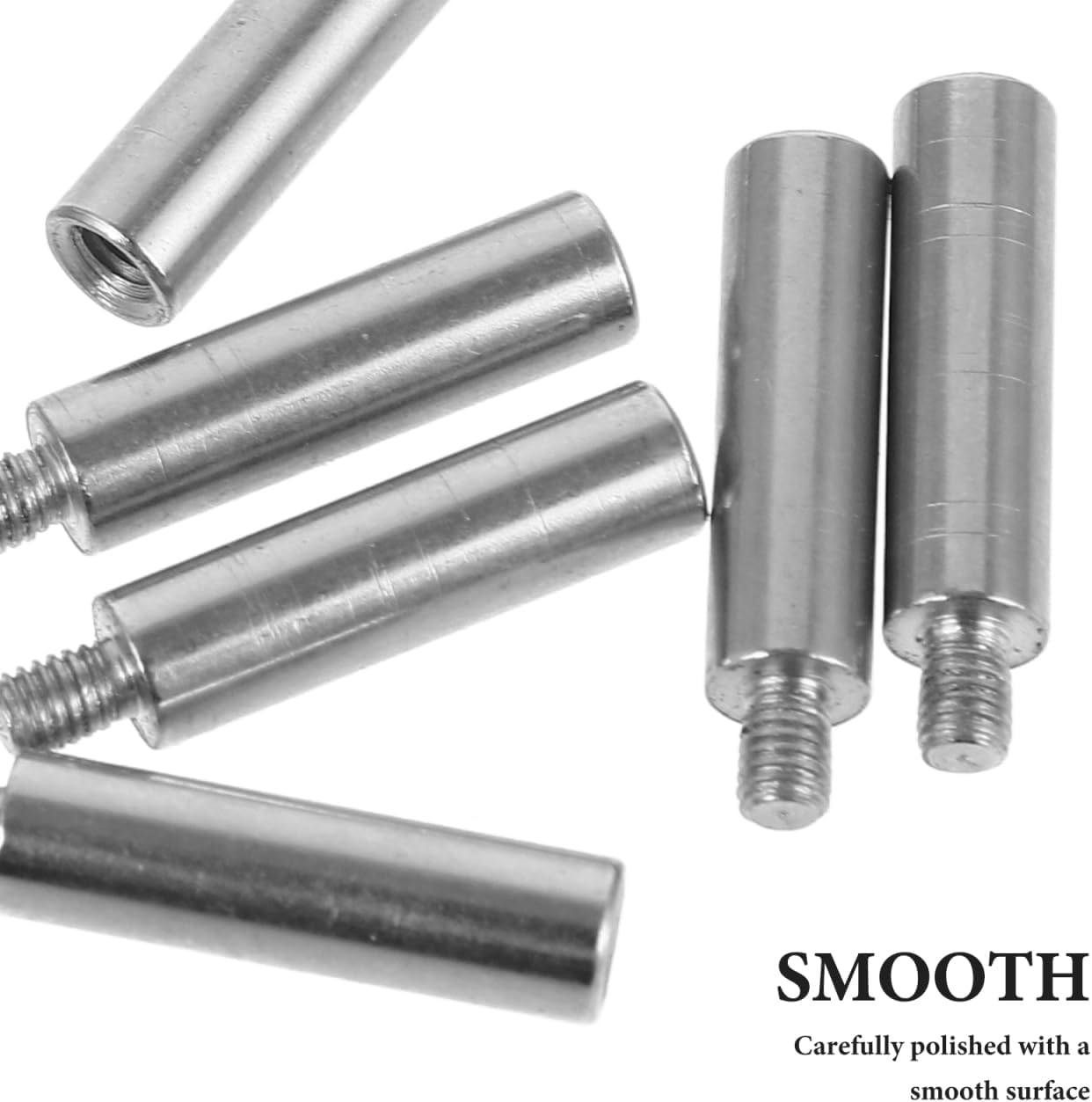 Toddmomy Music Box Key Extender - 8pcs Spindle Extension Bar for DIY Musical Mechanism Movement, Winding Up Key Replacement Parts, 1.06" Length