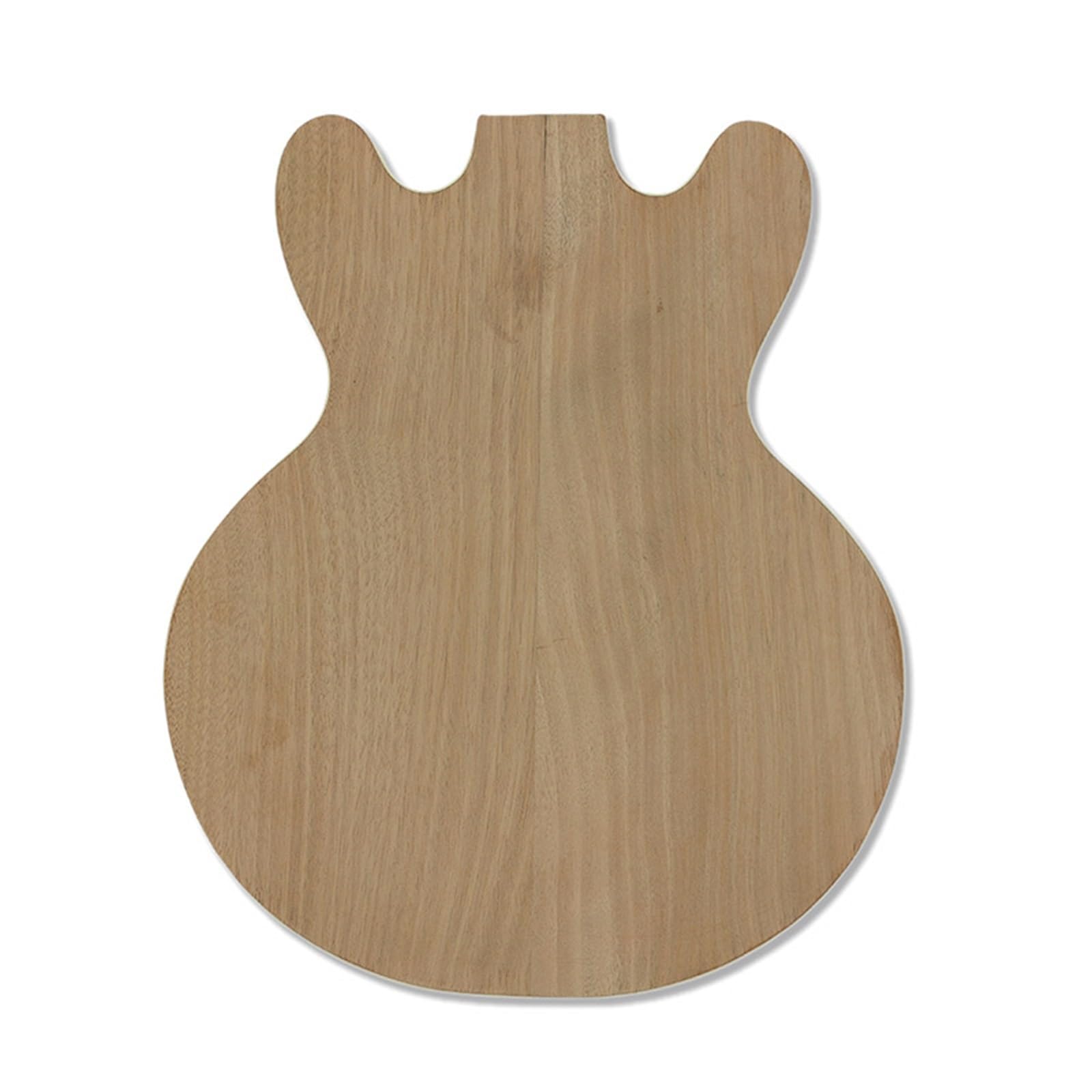 Unfinished Guitar Body Mahogany Fish Scale Veneer Electric Guitar 335 Body Semi Finished Accessories