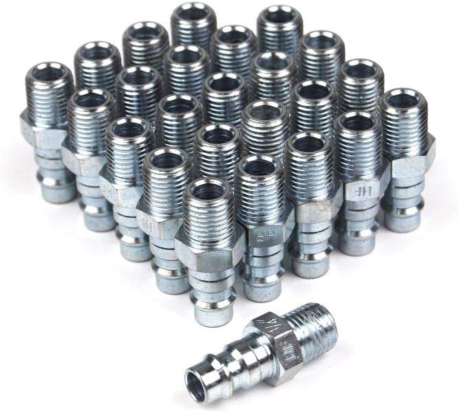PRIMEFIT HP1414MS-B25-P XP Extreme Performance Series Hi-Flow Plug Steel 1/4" x 1/4" Male (25-Pack)