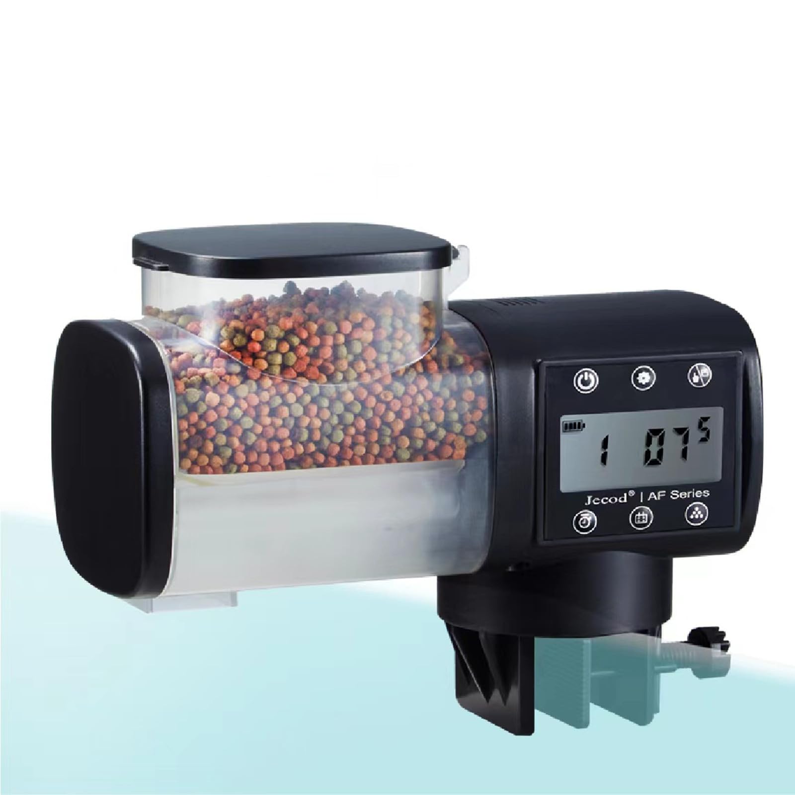 Automatic Fish Feeder Dispenser for Aquarium, 200ML Large Capacity Moisture-Proof Aquarium Food Dispenser with Timer for Fish Tank ‌AB-250