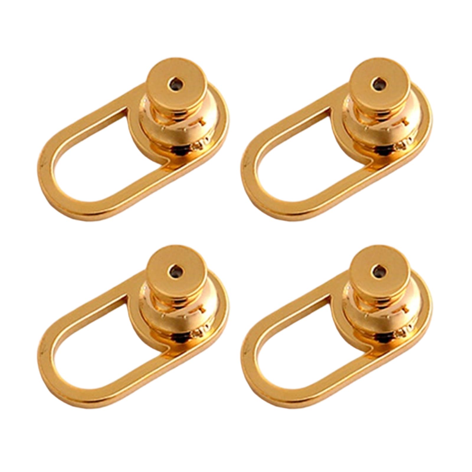 YWLUUOO Of 4 Earring Lifter Backs for Heavy Earrings Comfortable U Shaped Droopy Ears Jewelry Accessories Earring Backs for Stretched Earlobes
