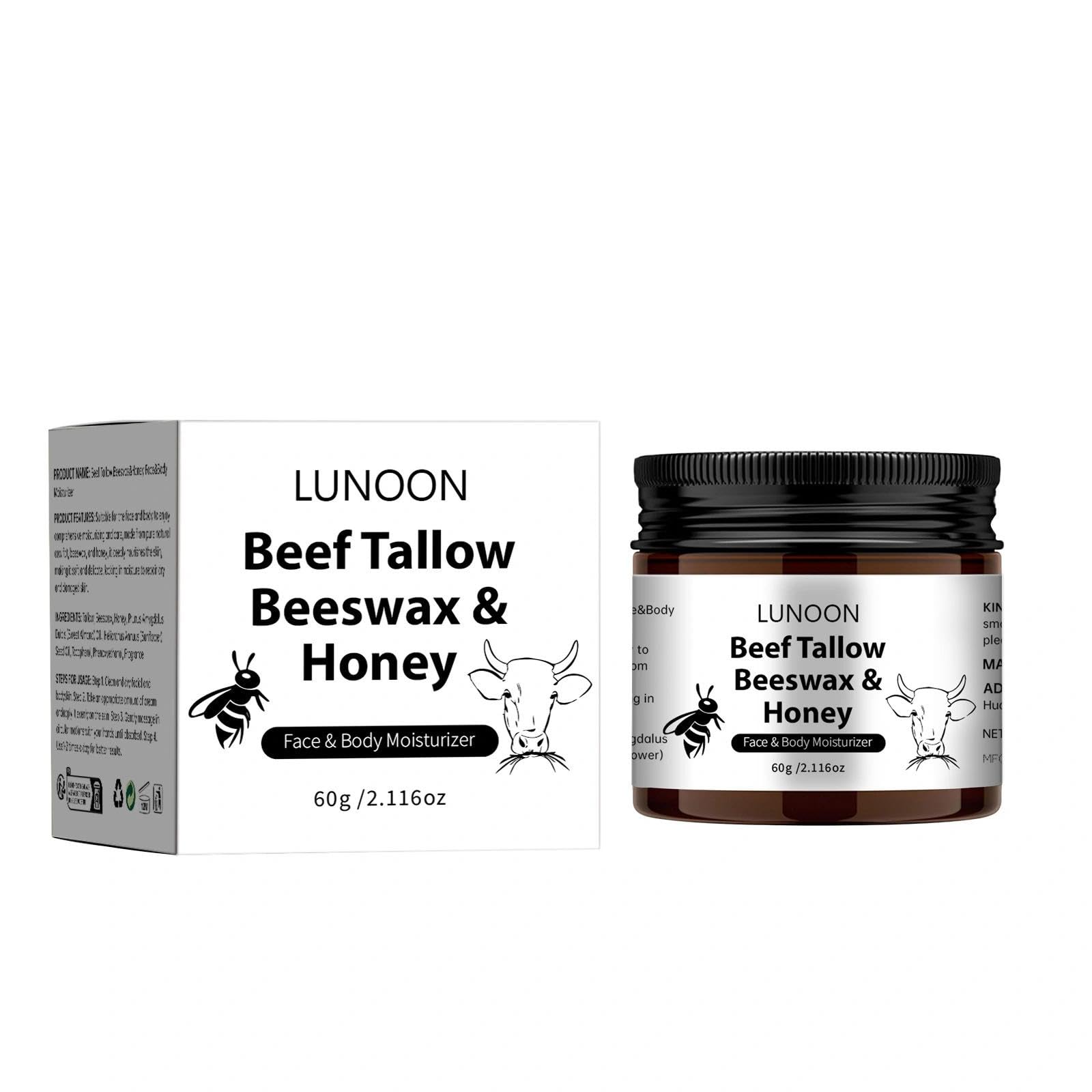 Nourishing Beef Tallow Honey Balm, Moisturizer Skin Care, Hydrating, Soothing, Moisturizing - Image 2