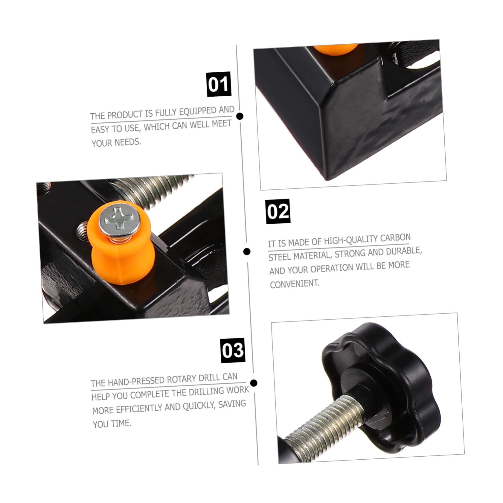 Housoutil Mini Drill Bit Set 37pcs Twists Drill Bits for Jewelry Making Brad Point Drill Hand Drill Kit Pin Vise