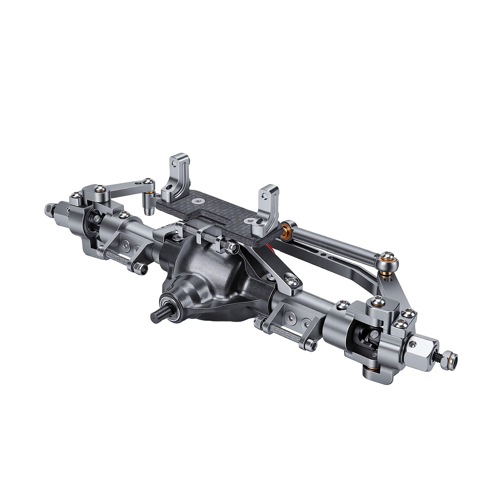 Eje Delantero RC, Actualización del Eje Delantero de Aleación de | Eje delantero de piñón alto con rodamientos grandes, ajuste directo para Axial SCX10 1/10 RC