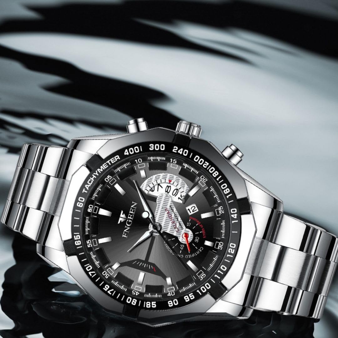 Relógio Blindado Resistente a Água Preto e Prata em Vidro Mineral Hardlex Movimento em Quartzo – “Boss Elite” + Caixa Premium em promoção! Veja a oferta e mais achadinhos de Relógios de pulso 8 Hoje é o melhor dia para comprar Relógio Blindado Resistente a Água Preto e Prata em Vidro Mineral Hardlex Movimento em Quartzo – “Boss Elite” + Caixa Premium com aquele preço maroto! Promoção! Aproveite a oferta! 8