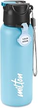 MILTON Sipstar 600 Stainless Steel Sipper Water Bottle 560 ml, Single Walled, ISI Certified I Leak Proof Lid, Rust Proof I for School, Office, Gym I Light Blue