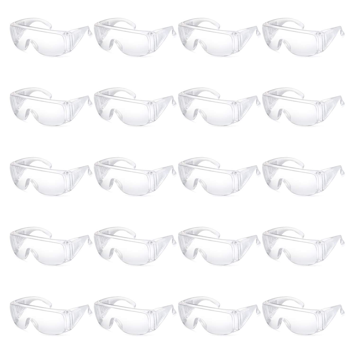 Gamma Ray Protective Goggles Anti-Fog Safety Glasses - Pack of 20 (B086R8L5V4) Amazon Price History, Amazon Price Tracker