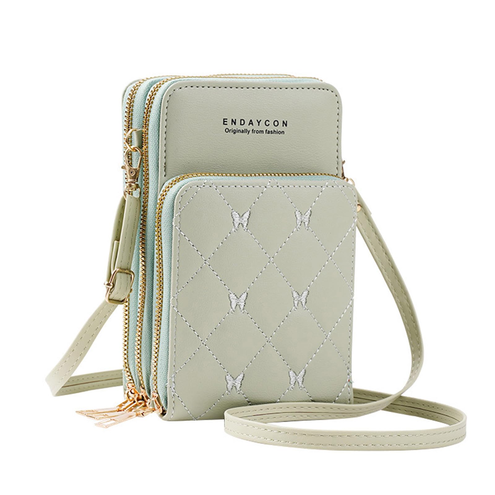 Endaycon Crossbody for Women, Trendy Small Phone Purse with Secure Card Slots, Lightweight Card wallet