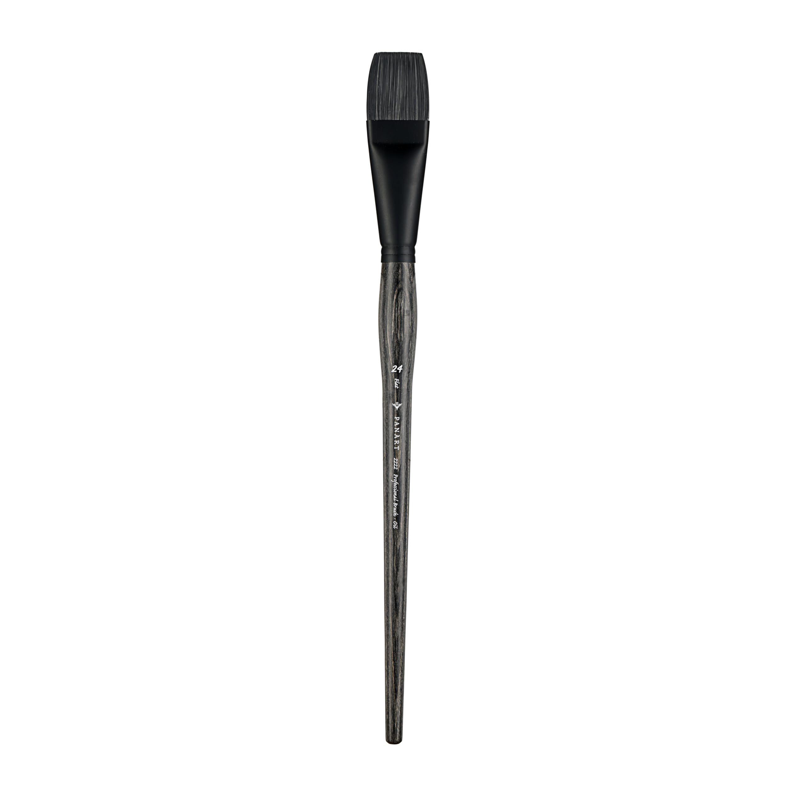 Pan Art Synthetic Fibre Flat No. 24, Detail & Wash Brush for Oil Paints