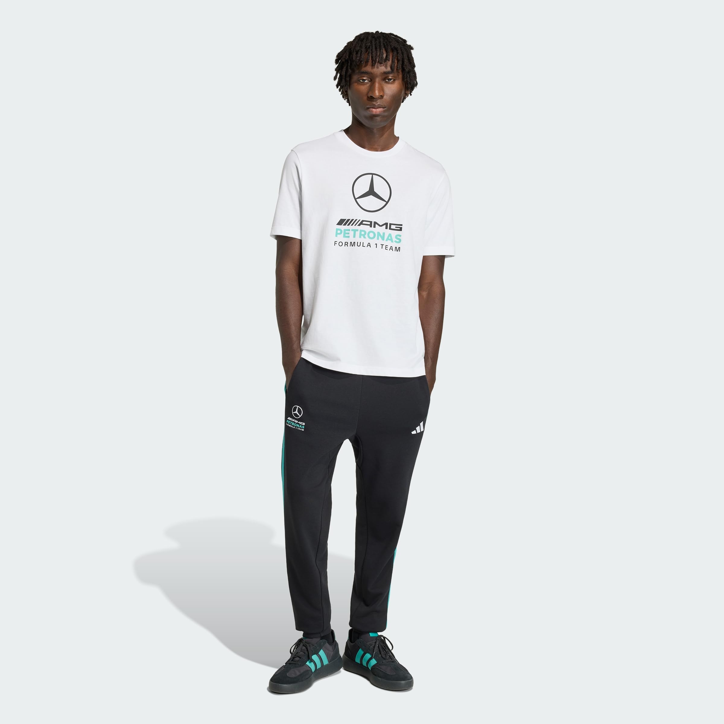 adidas Men's Camiseta Estampada Mercedes - AMG Petronas Formula 1 Team DNA
