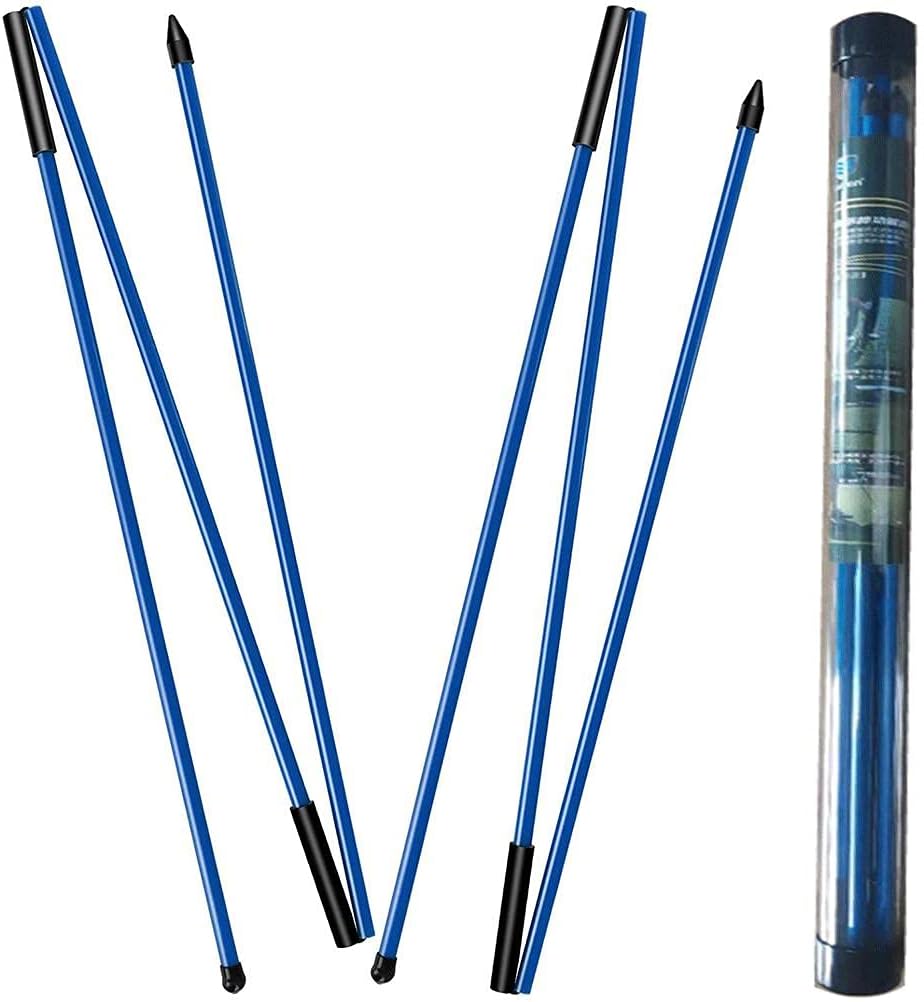 Golf 練習器具 ゴルフアライメントスティック 3つのセクション折りたたみ式練習用ロッド 狙い パッティング