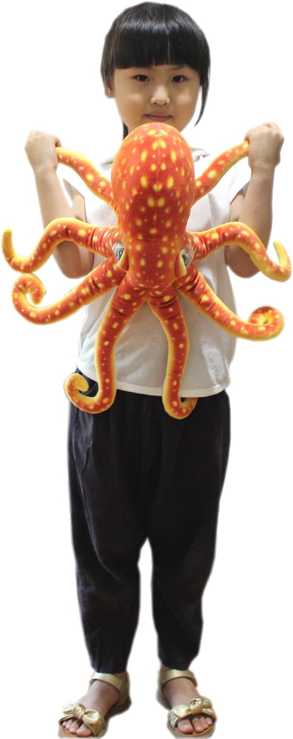 TAGLN Realistic Soft Plush Toys Octopus Stuffed Marine Animals Devilfish and Home Decrorations